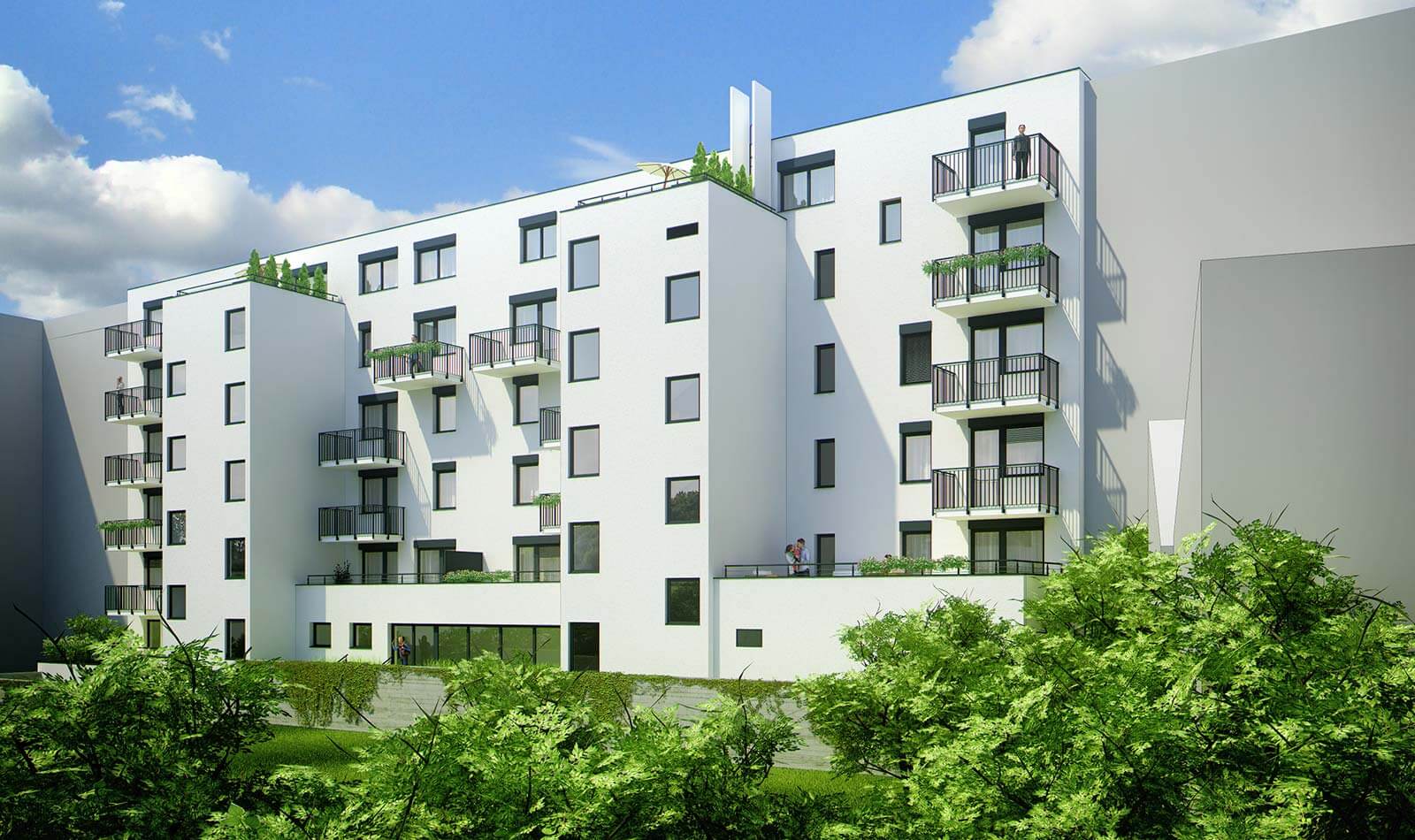 Predané: Novostavba 2 izbový byt, širšie centrum v Bratislave, Beskydská ulica, 56,85m2, štandard.-8