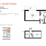 NOVOSTAVBA 3 IZBOVÝ mezonet, MALACKY CENTRUM, úžitková 84,72M2, LOGGIA 7,81M2-9