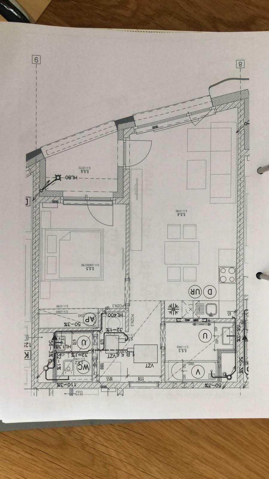 Predané: 2 izbový byt v Sky parku, III Veža,  17 poschodie, úžitková 50,51m2, Loggia 4,99m2,parkovacie miesto-1